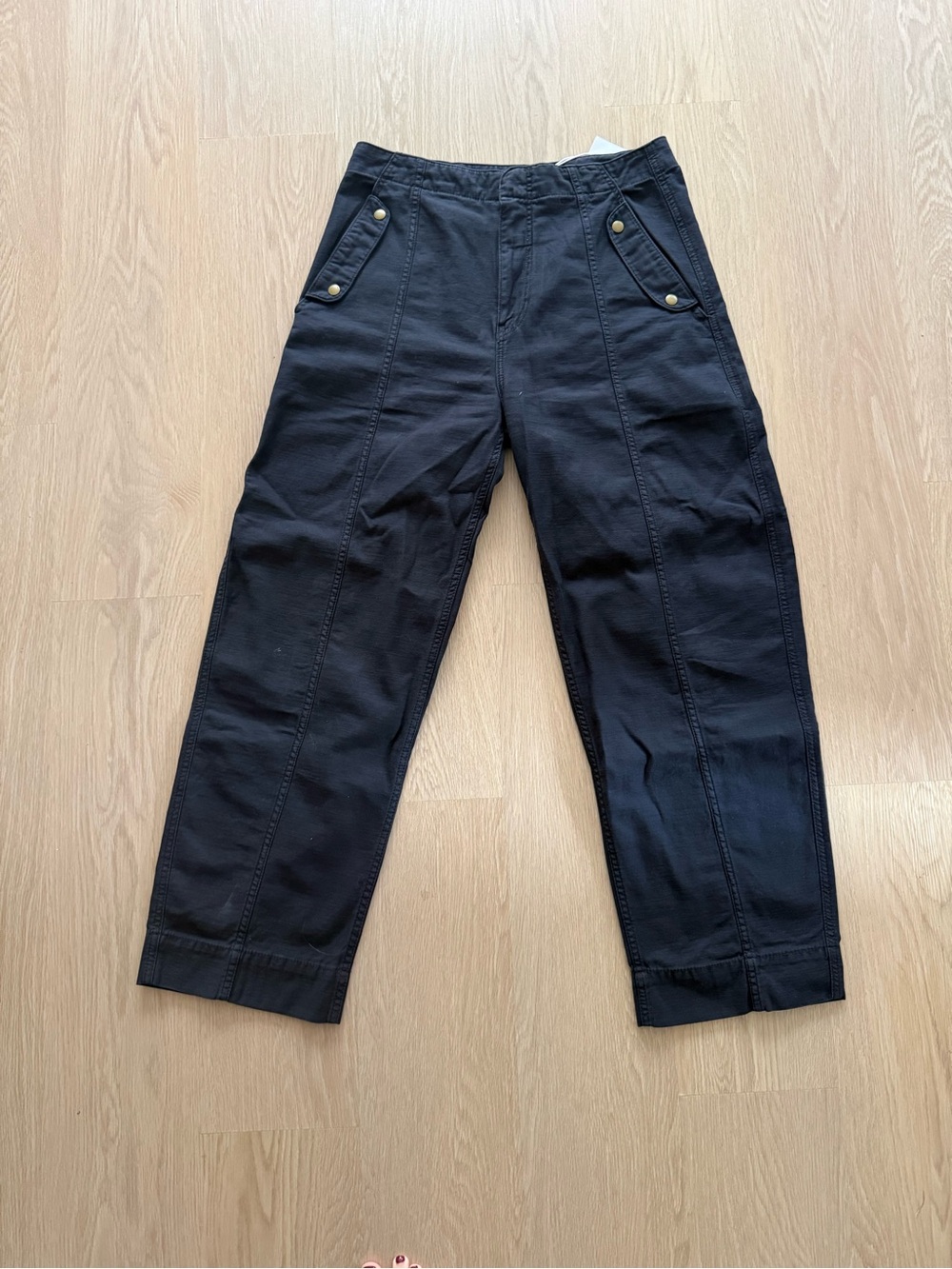 Frame Women’s Black Barrel Leg Jeans - Size 30